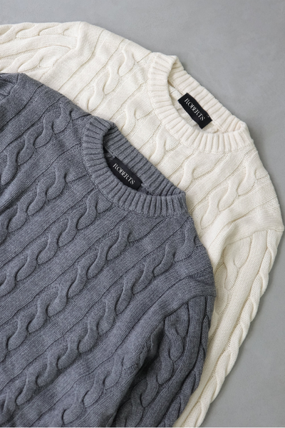 The Cable Knit Crewneck Sweater