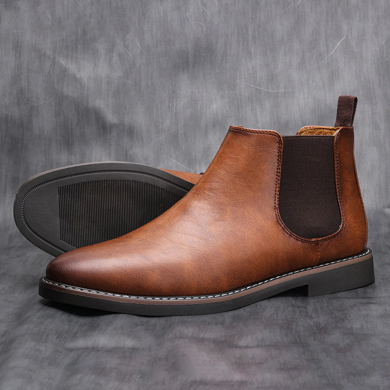 Retro Style Chelsea Boots for Men