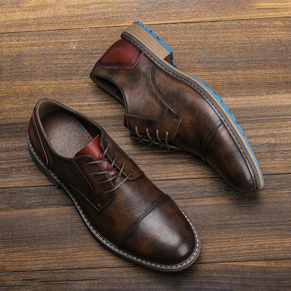 Retro Men's Derby Shoes