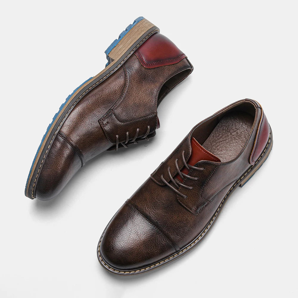 Retro Men's Derby Shoes